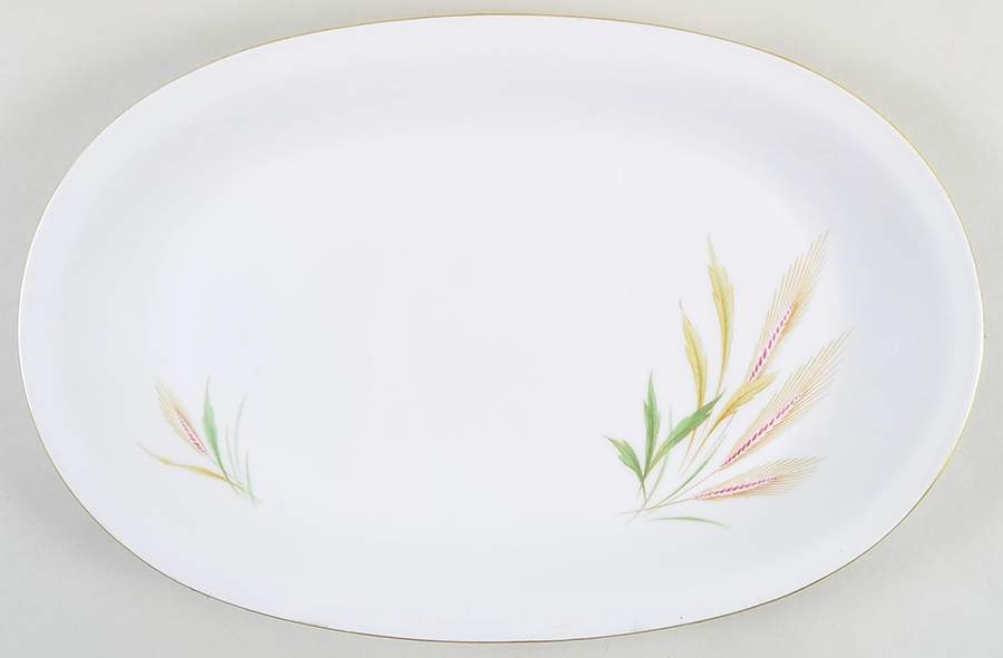 Wheat 16" Oval Serving Platter by Treasure Chest-1