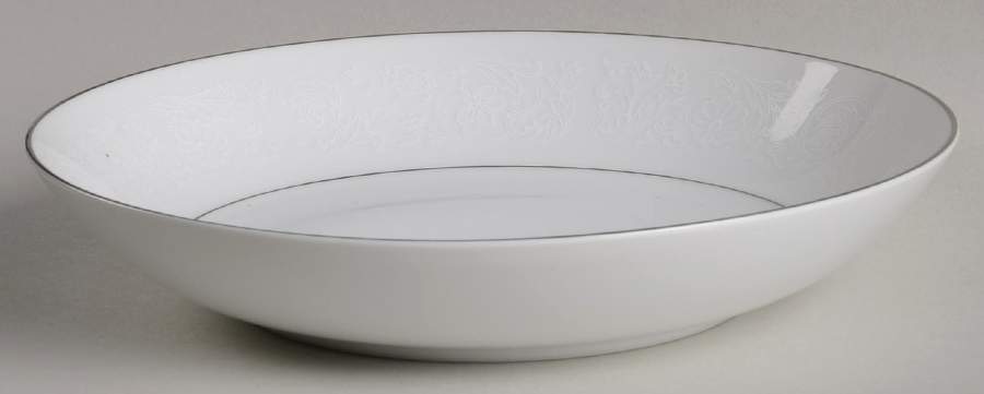 White Lace Coupe Soup Bowl by Treasure Chest-1
