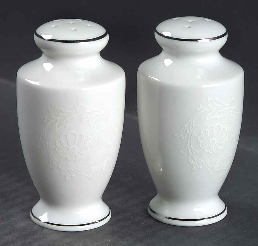 White Lace Salt & Pepper Set by Treasure Chest-1
