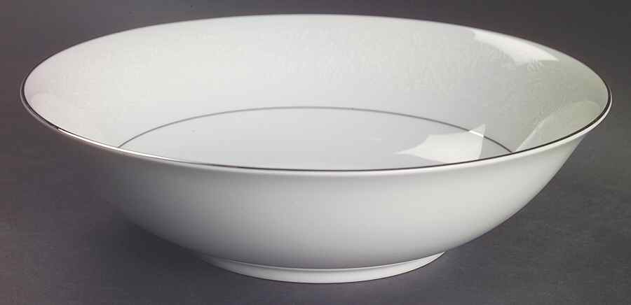 White Lace 9" Round Vegetable Bowl by Treasure Chest-1