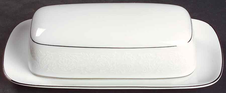White Lace 1/4 Lb Covered Butter by Treasure Chest-1