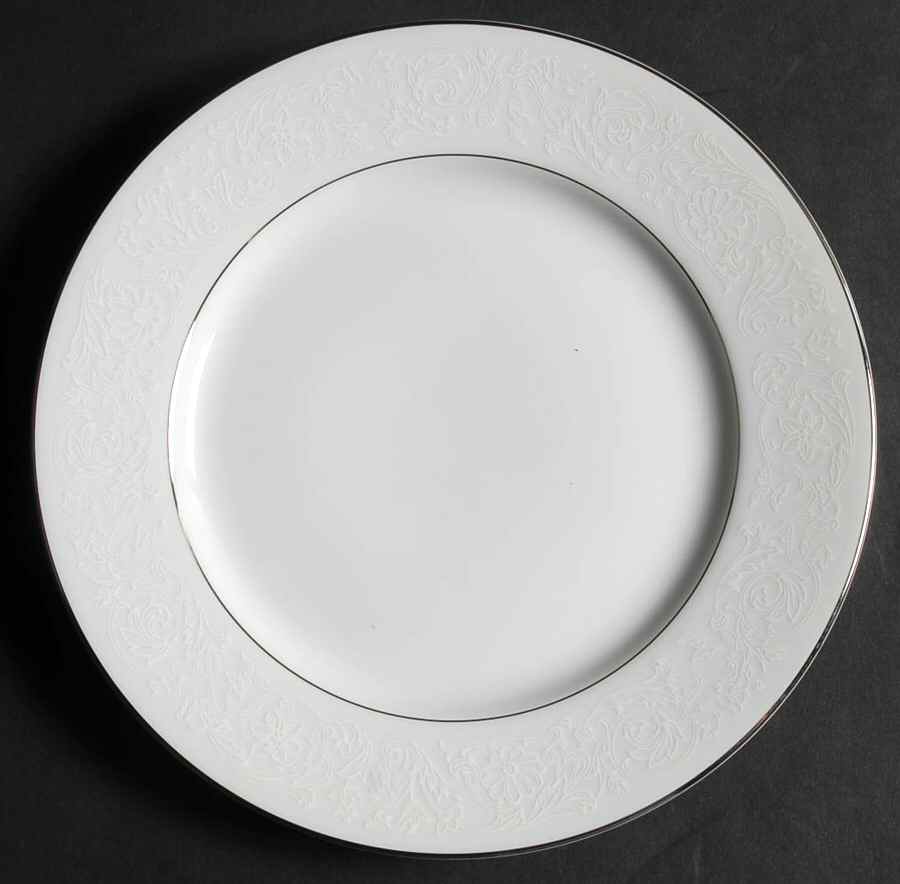 White Lace Salad Plate by Treasure Chest-1