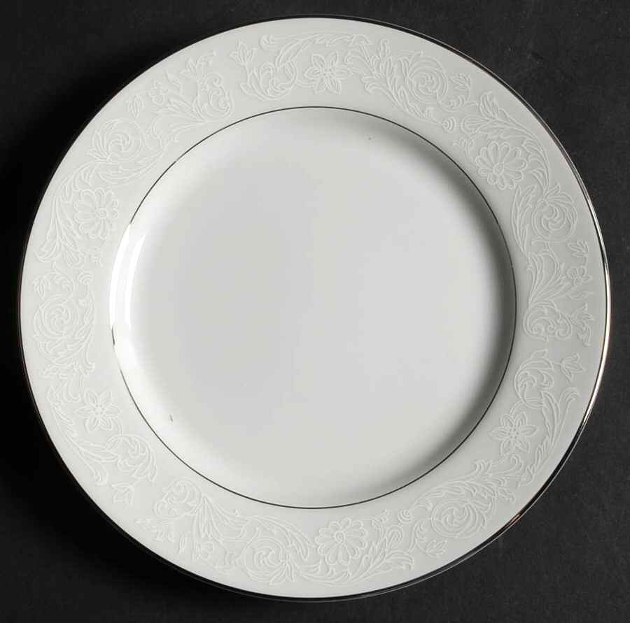 White Lace Bread & Butter Plate by Treasure Chest-1