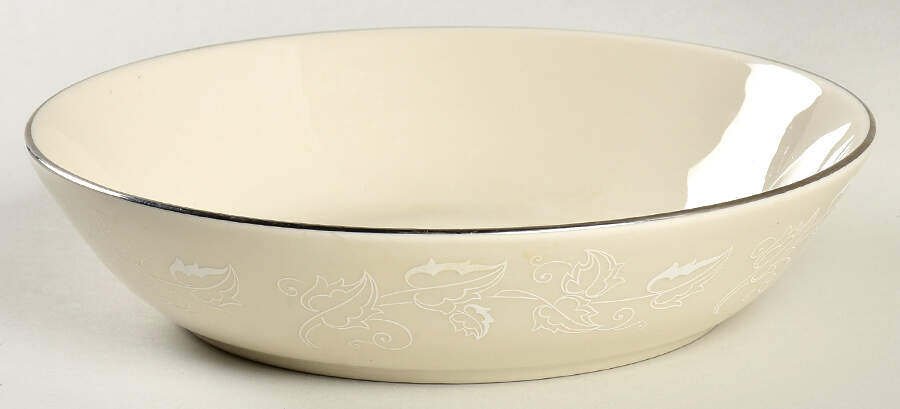 Leaf Lace 8" Round Vegetable Bowl by Triomphe-1