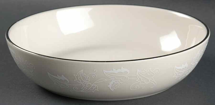 Leaf Lace 8" Round Vegetable Bowl by Triomphe-1