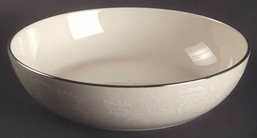 Leaf Lace 8" Round Vegetable Bowl by Triomphe-1