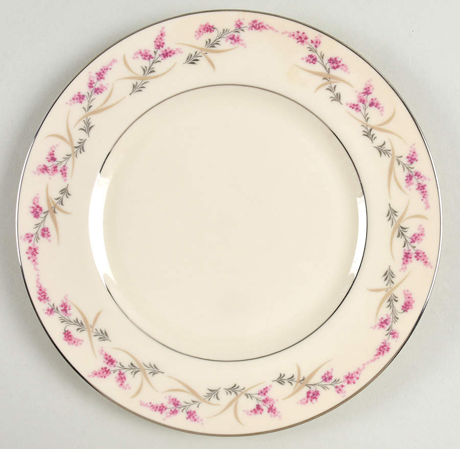 Lilac (Rim) Salad Plate by Triomphe-1