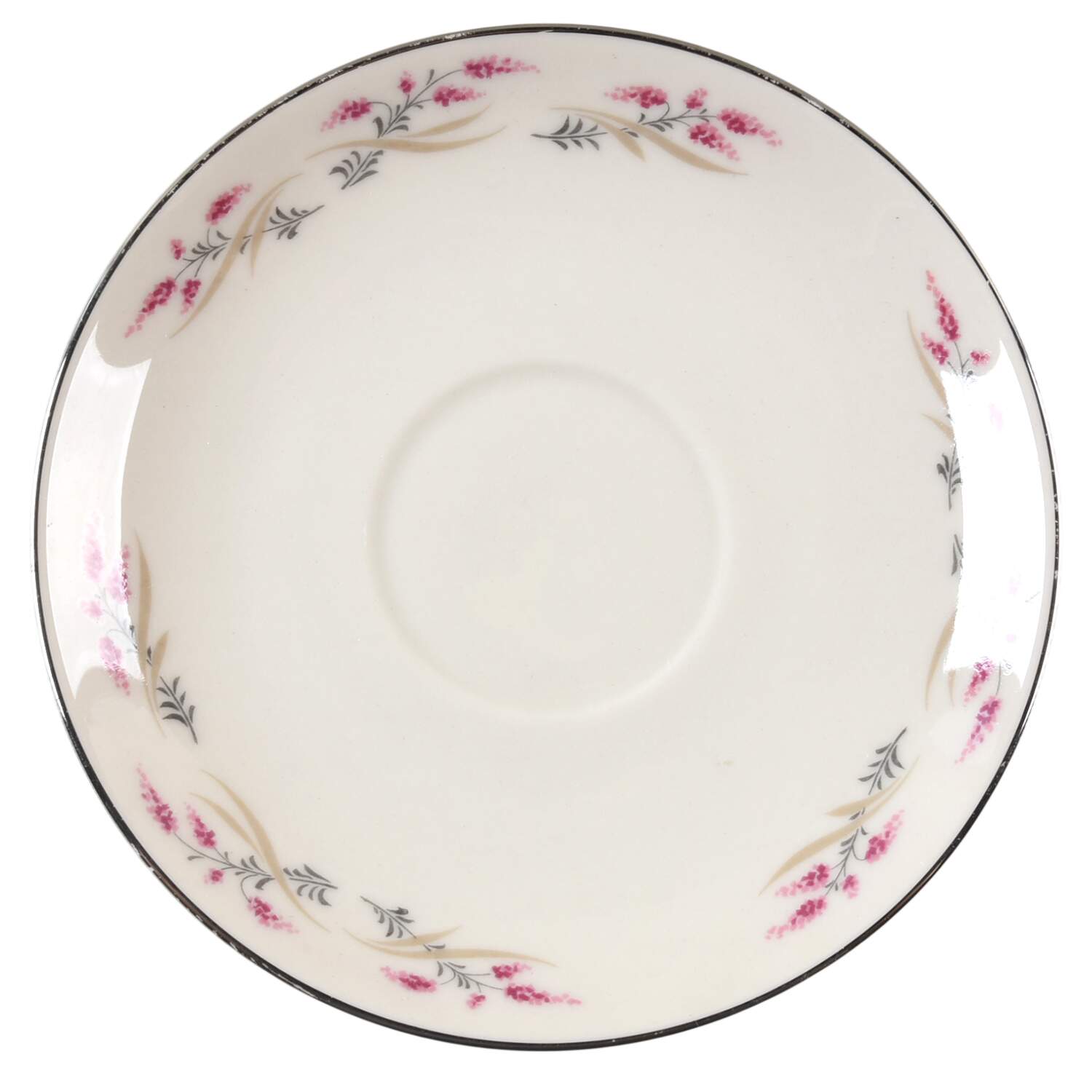 Lilac (Rim) Saucer by Triomphe-1
