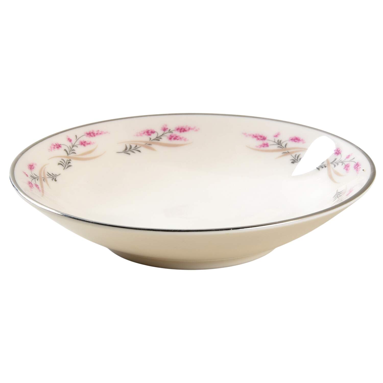 Lilac (Rim) Fruit/Dessert (Sauce) Bowl by Triomphe-1