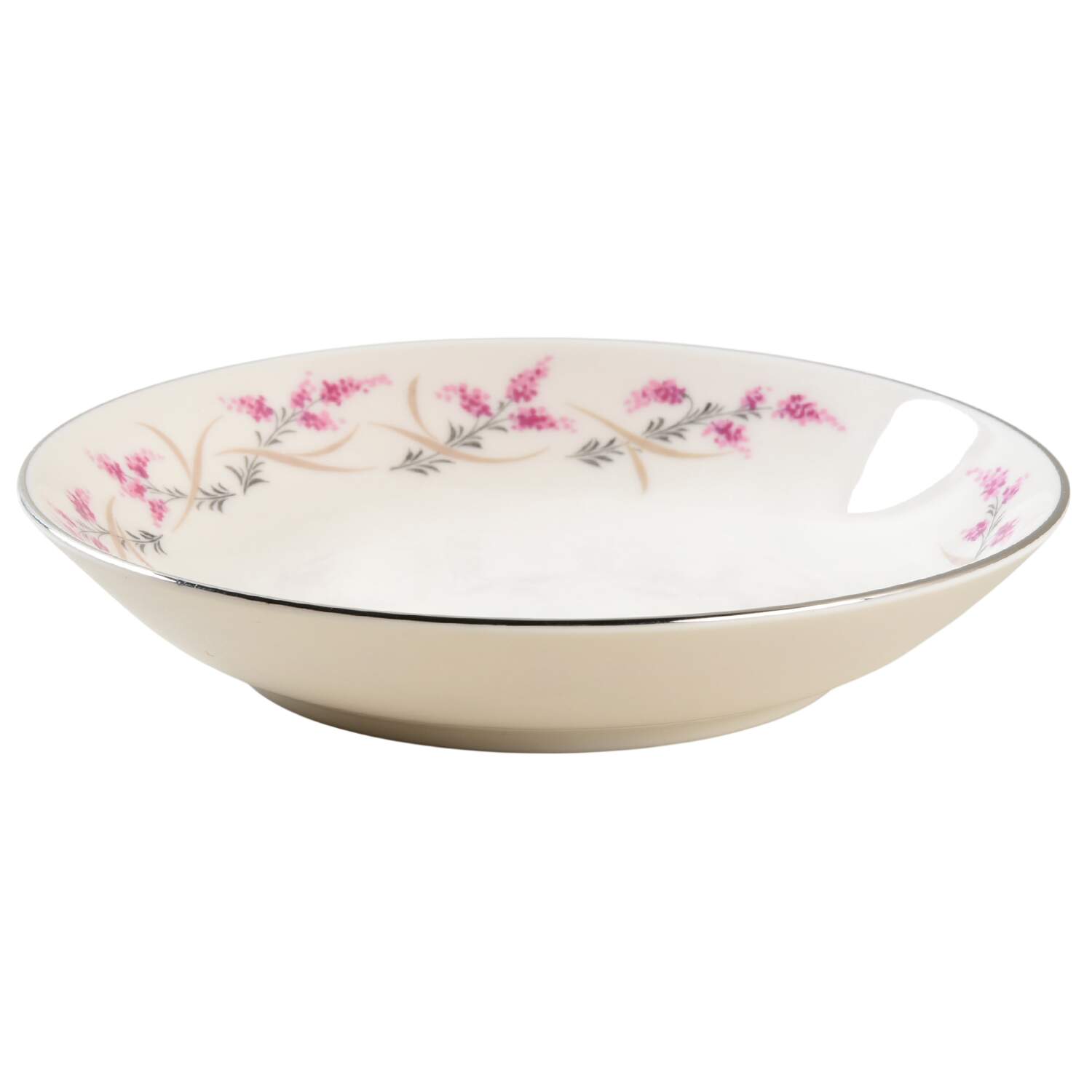 Lilac (Rim) Coupe Cereal Bowl by Triomphe-1