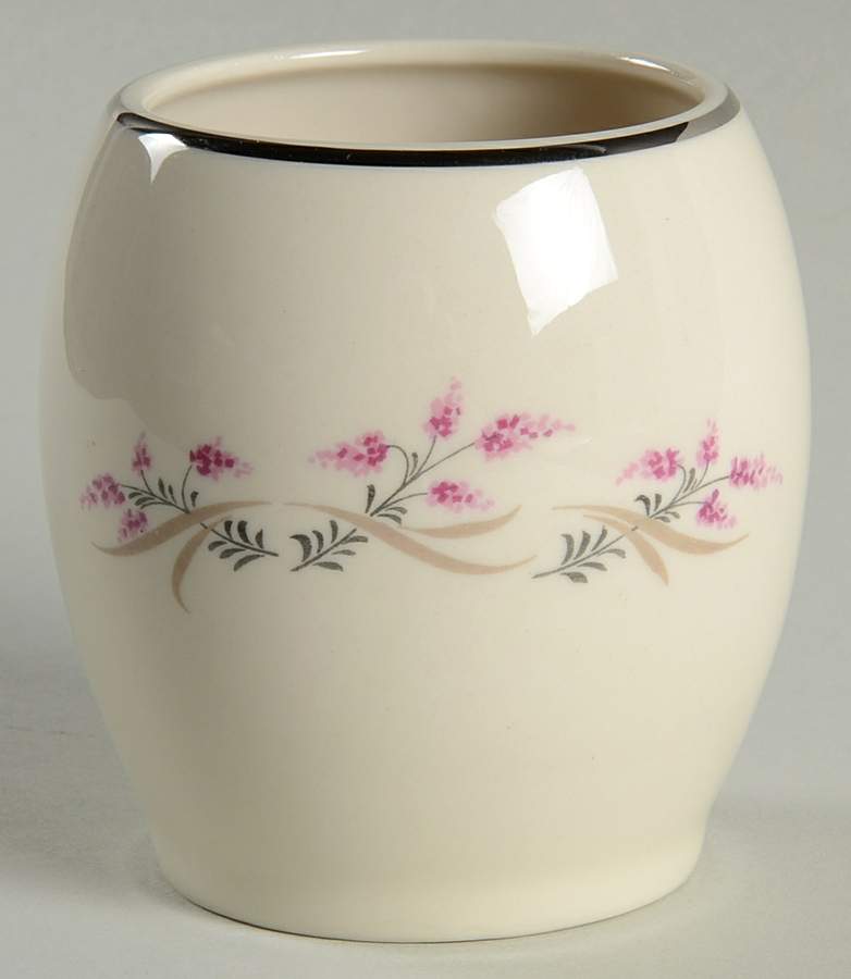 Lilac (Rim) Sugar Bowl No Lid by Triomphe-1