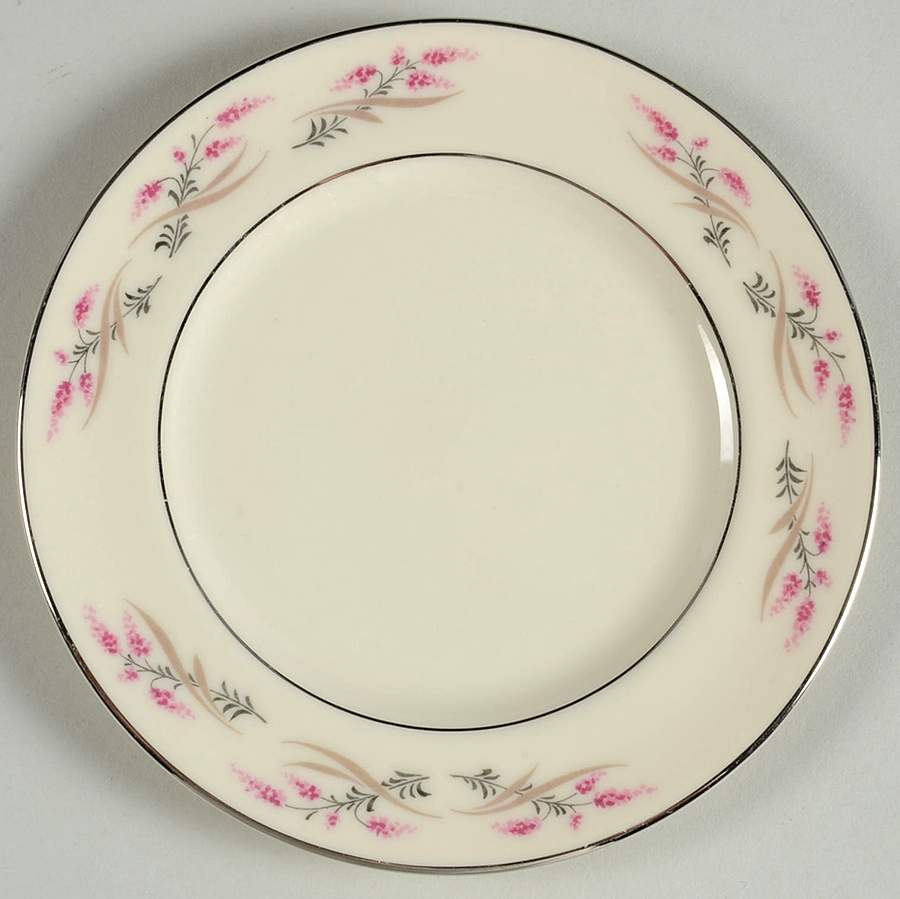 Lilac (Rim) Bread & Butter Plate by Triomphe-1