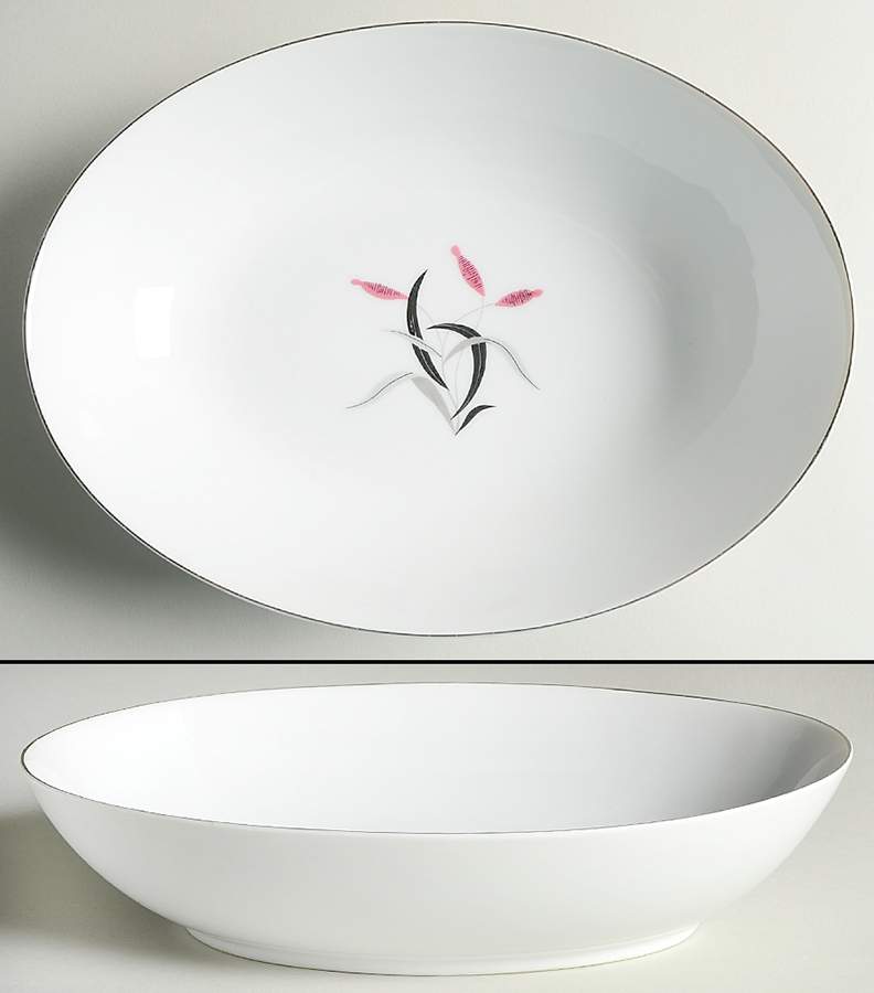 Debonair 10" Oval Vegetable Bowl by Trend-1
