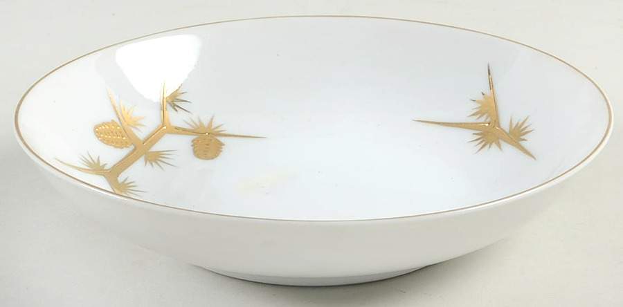 Golden Pine Fruit/Dessert (Sauce) Bowl by Trend-1