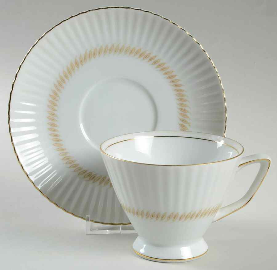New Port Footed Cup & Saucer Set by Trend-1