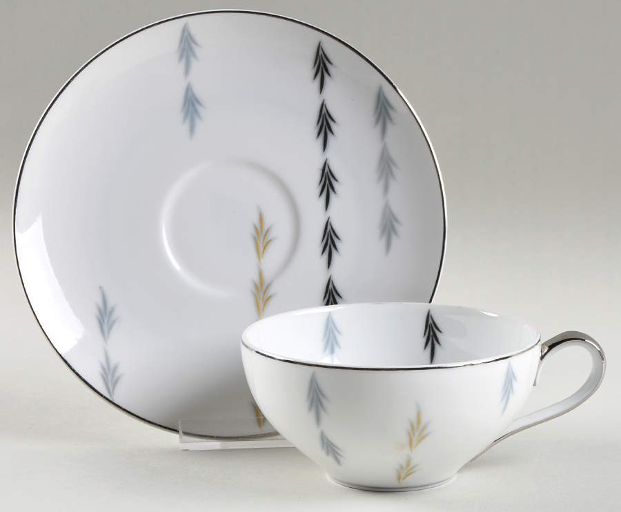 Parade Flat Cup & Saucer Set by Trend-1