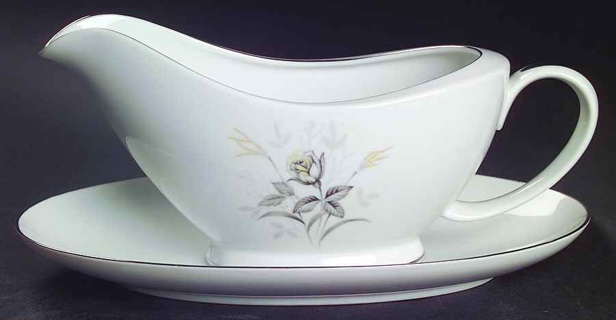 Rhapsody Gravy Boat & Underplate/Relish by Trend-1