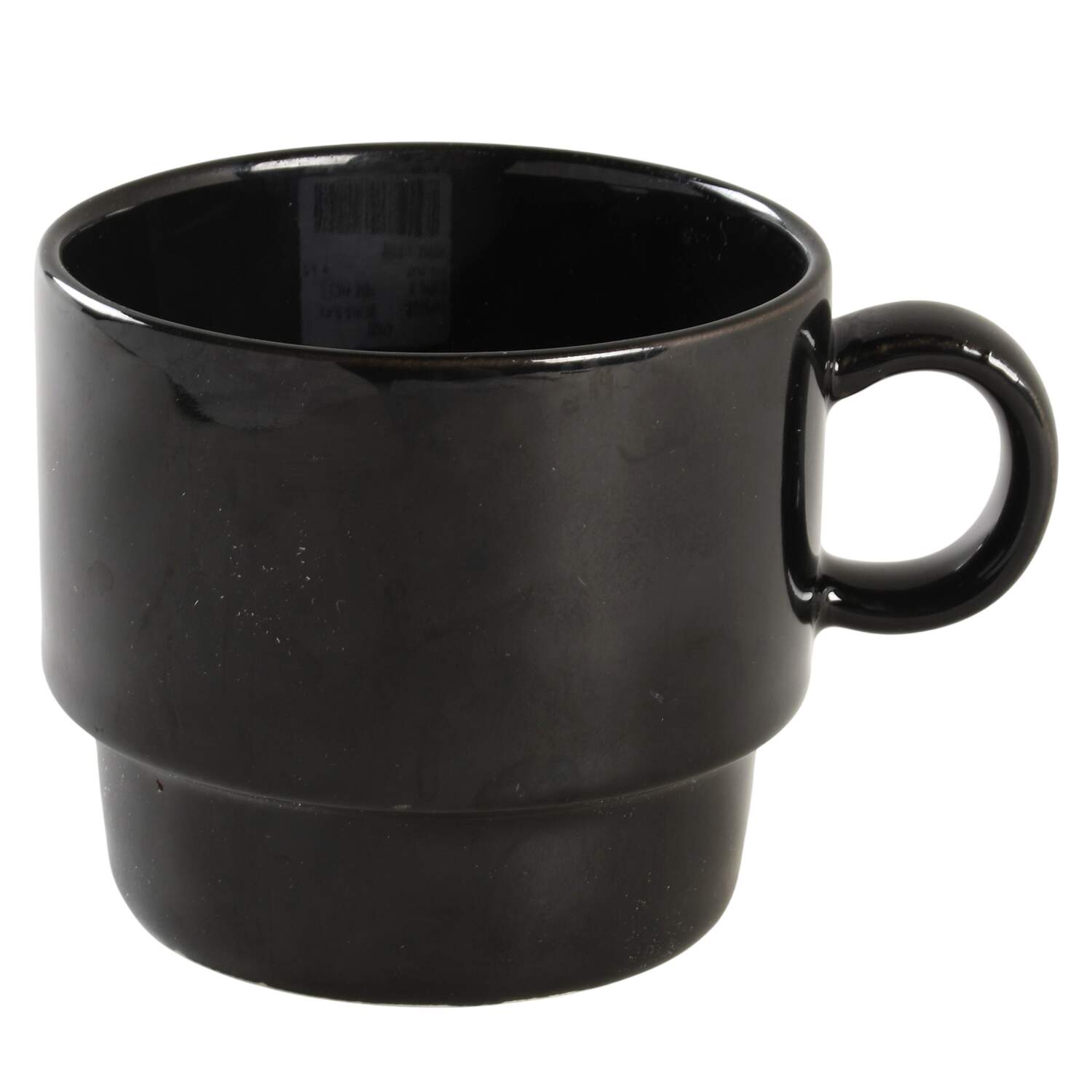 Bauhaus Black Flat Cup by Trend Pacific-1