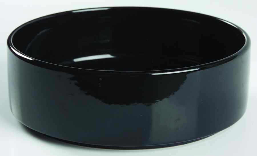 Bauhaus Black 7" Round Vegetable Bowl by Trend Pacific-1