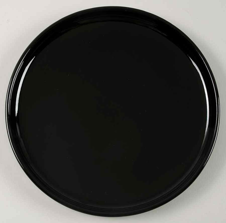 Bauhaus Black Salad Plate by Trend Pacific-1