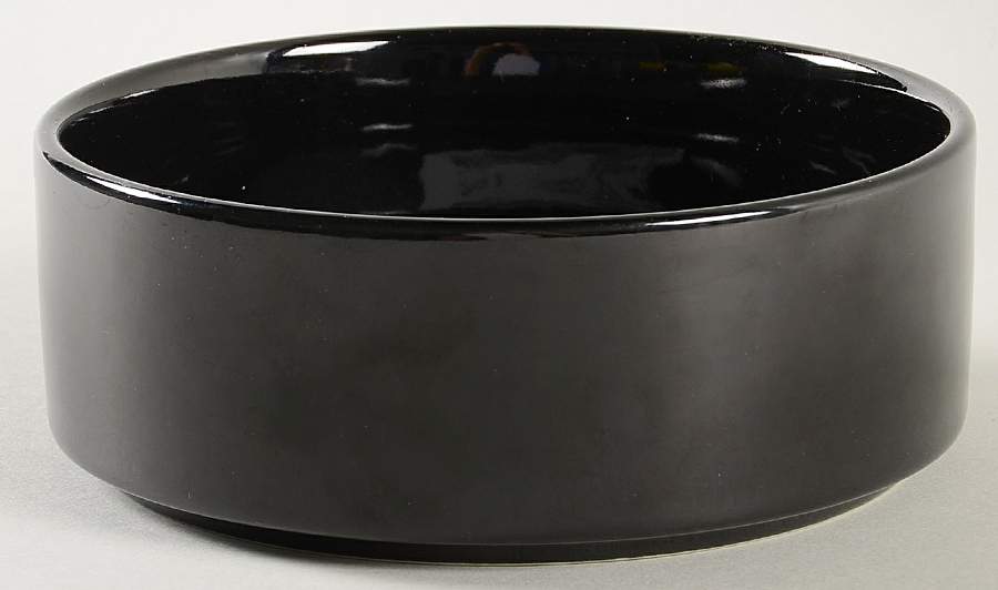 Bauhaus Black Coupe Cereal Bowl by Trend Pacific-1