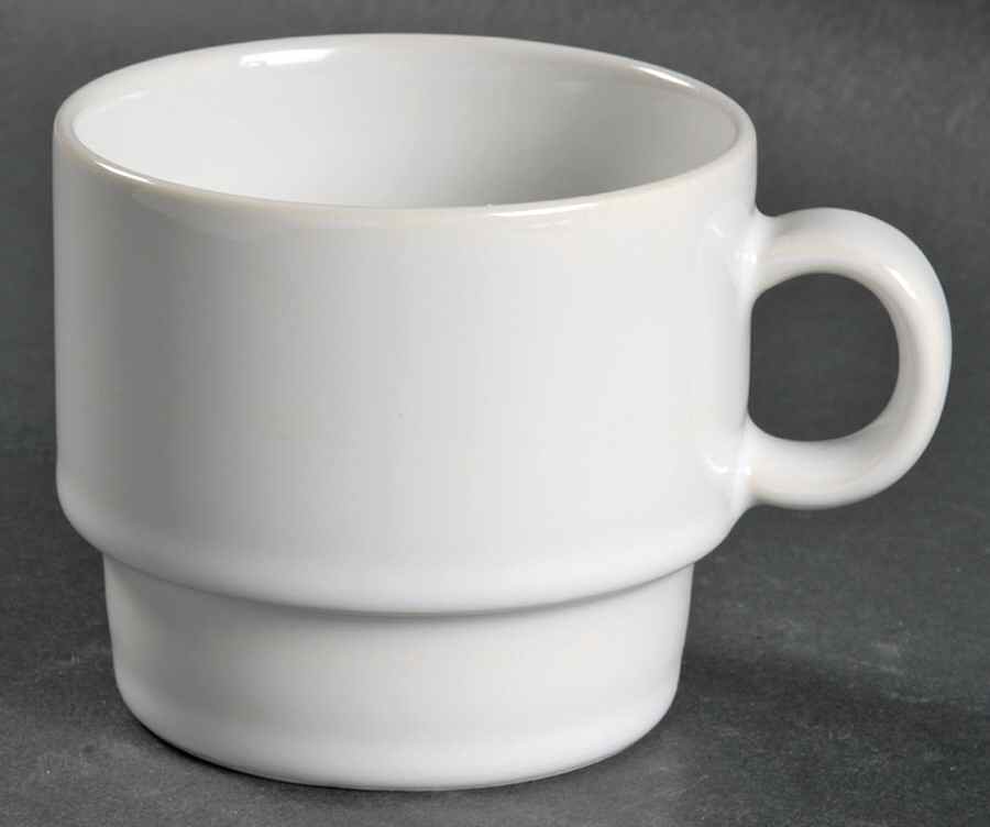 Bauhaus White Flat Cup by Trend Pacific-1