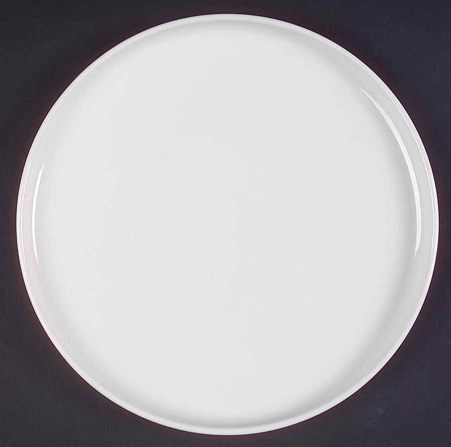 Bauhaus White Luncheon Plate by Trend Pacific-1