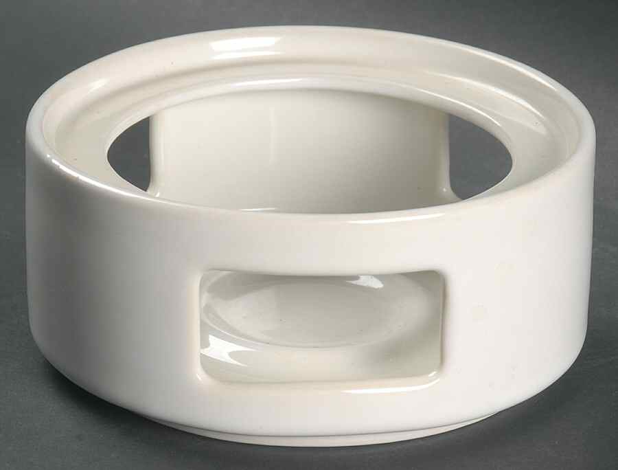 Bauhaus White China Warmer Stand by Trend Pacific-1