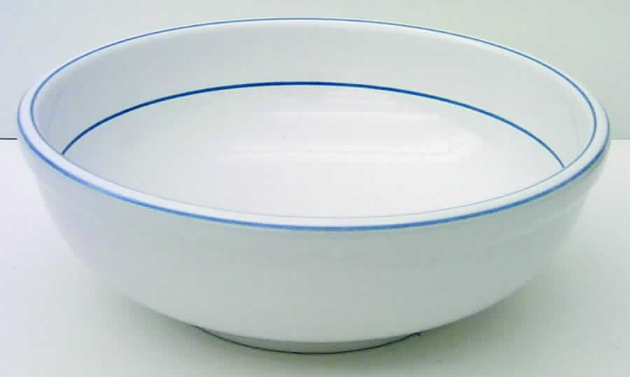 Galaxy Blue Banded 7" Round Vegetable Bowl by Trend Pacific-1