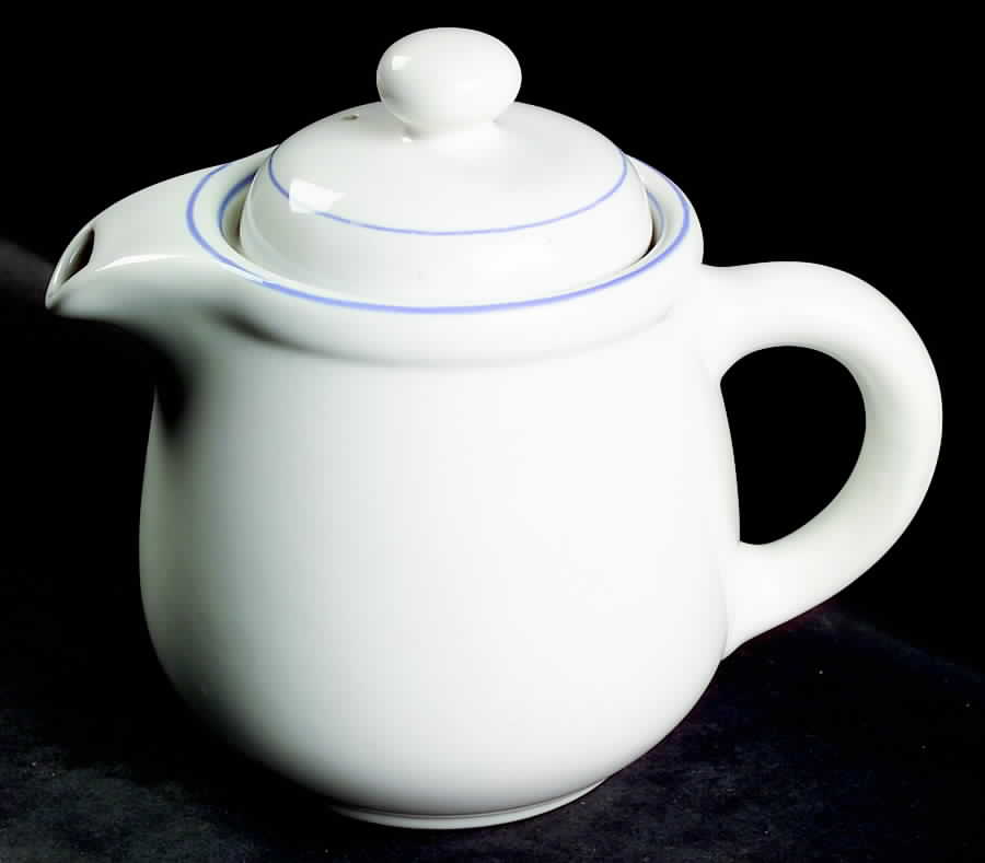 Galaxy Blue Banded Teapot & Lid by Trend Pacific-1