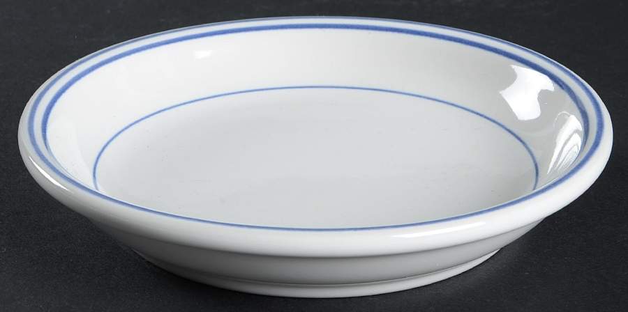Galaxy Blue Banded Bread & Butter Plate by Trend Pacific-1