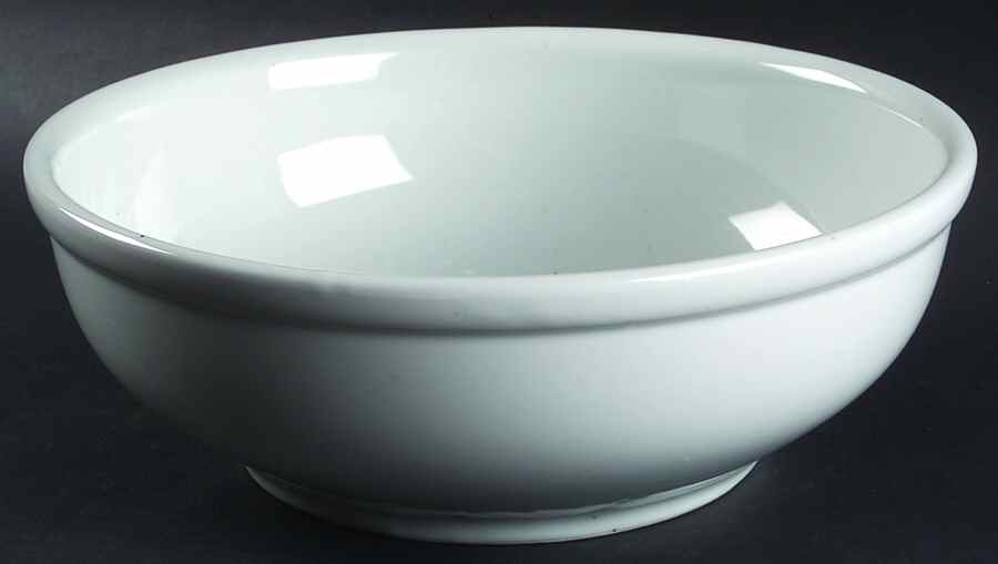 Galaxy Milkstone White 11" Large Salad Serving Bowl by Trend Pacific-1