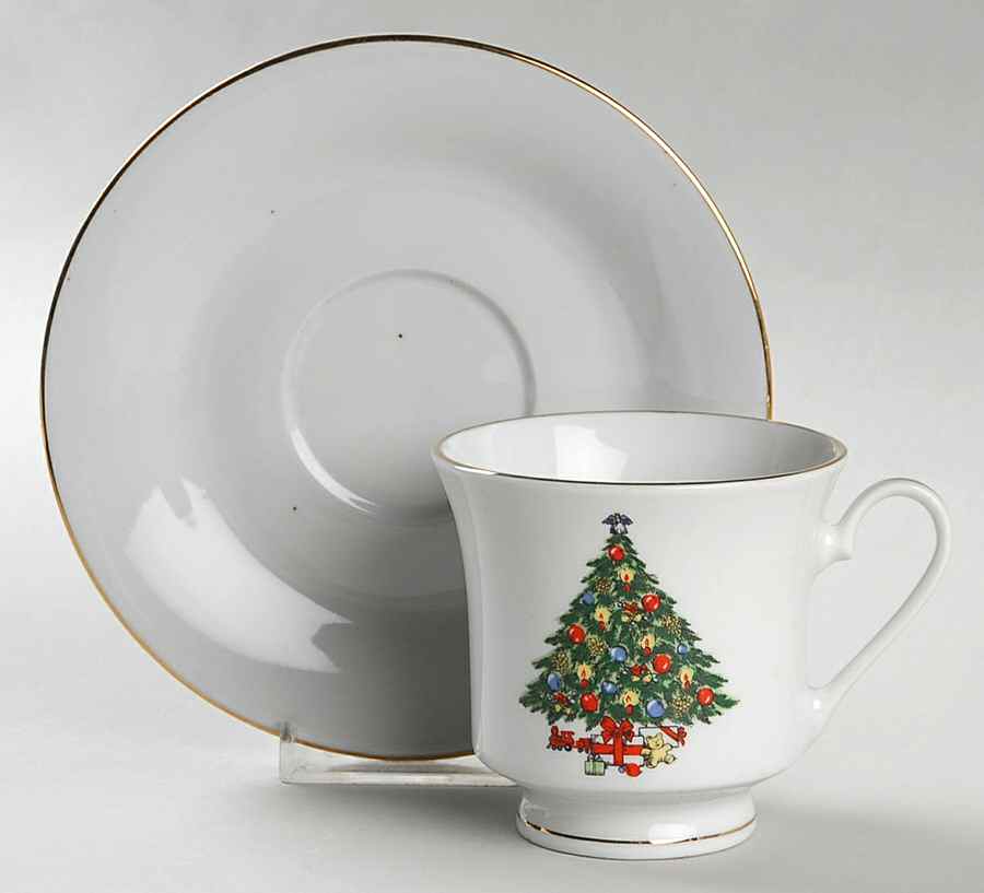 TRS1 Footed Cup & Saucer Set by Trisa-1