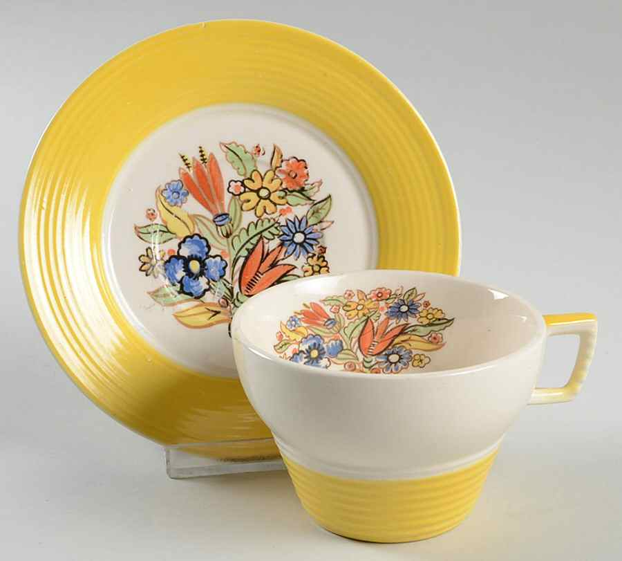 Bermuda Flat Cup & Saucer Set by Triumph-1