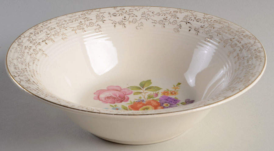 Meissen Rose (Filigree 1TS2561) 8" Round Vegetable Bowl by Triumph-1
