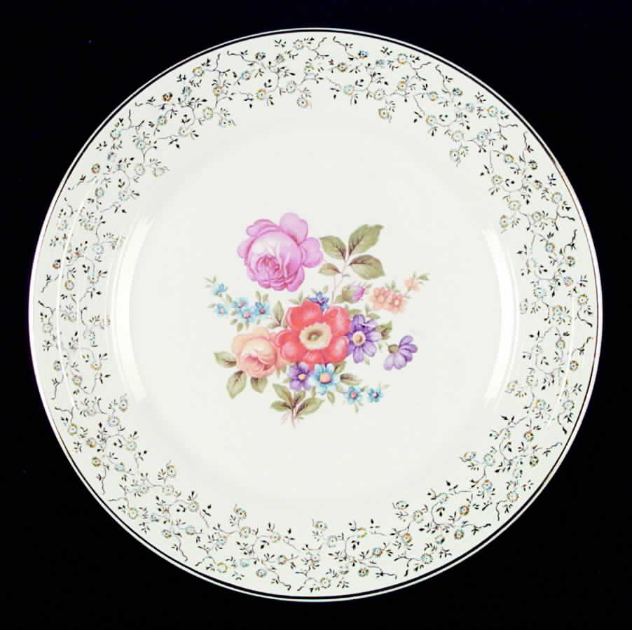 Meissen Rose (Filigree 1TS2561) Dinner Plate by Triumph-1