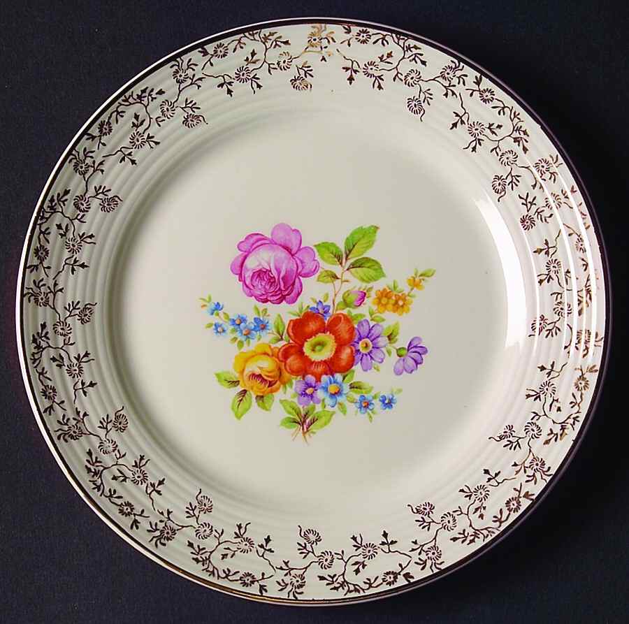 Meissen Rose (Filigree 1TS2561) Salad Plate by Triumph-1