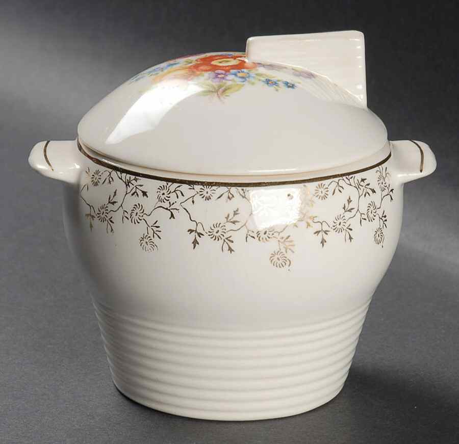 Meissen Rose (Filigree 1TS2561) Sugar Bowl & Lid by Triumph-1