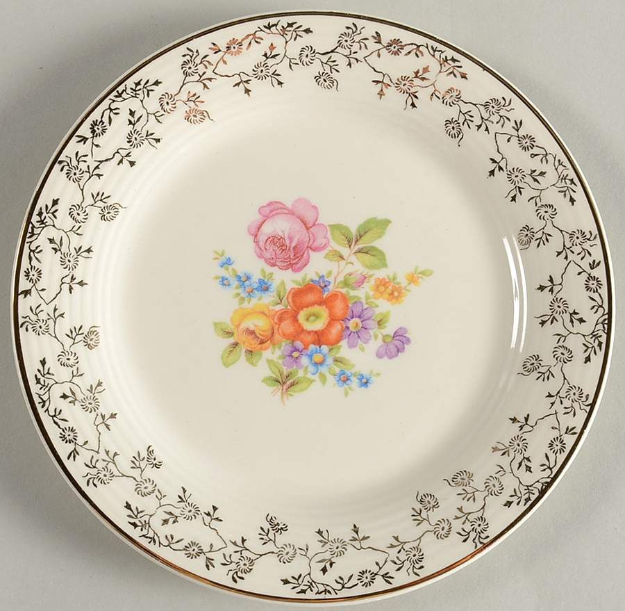 Meissen Rose (Filigree 1TS2561) Bread & Butter Plate by Triumph-1