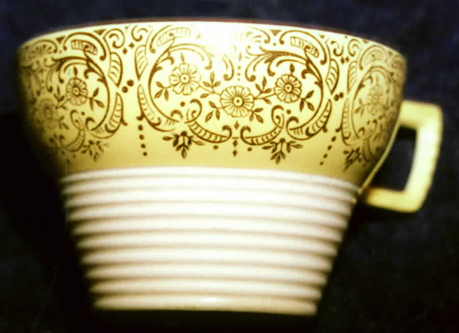 Rose Bowl Cotillion Yellow Flat Cup by Triumph-1