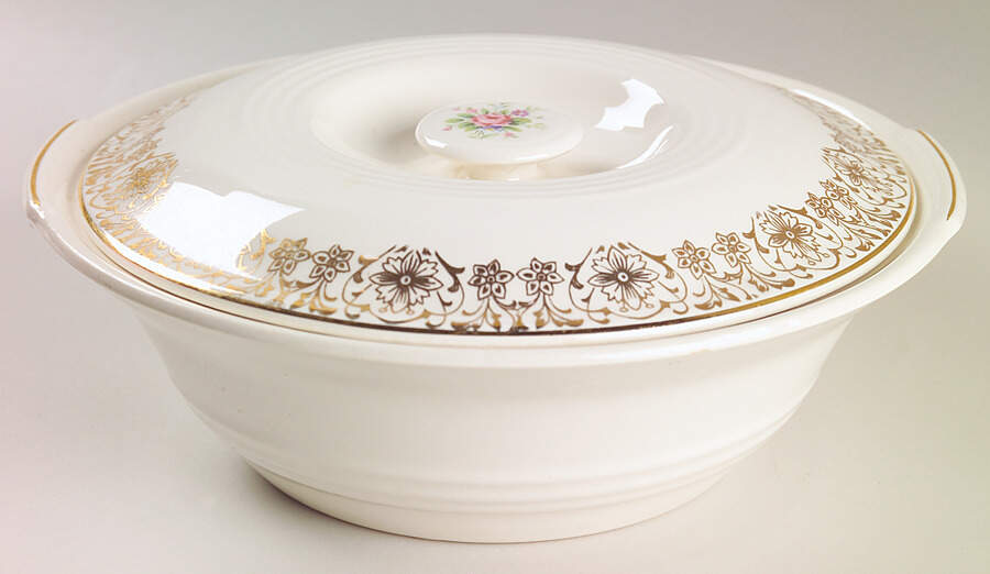 Rosalie Round Covered Vegetable by Triumph-1