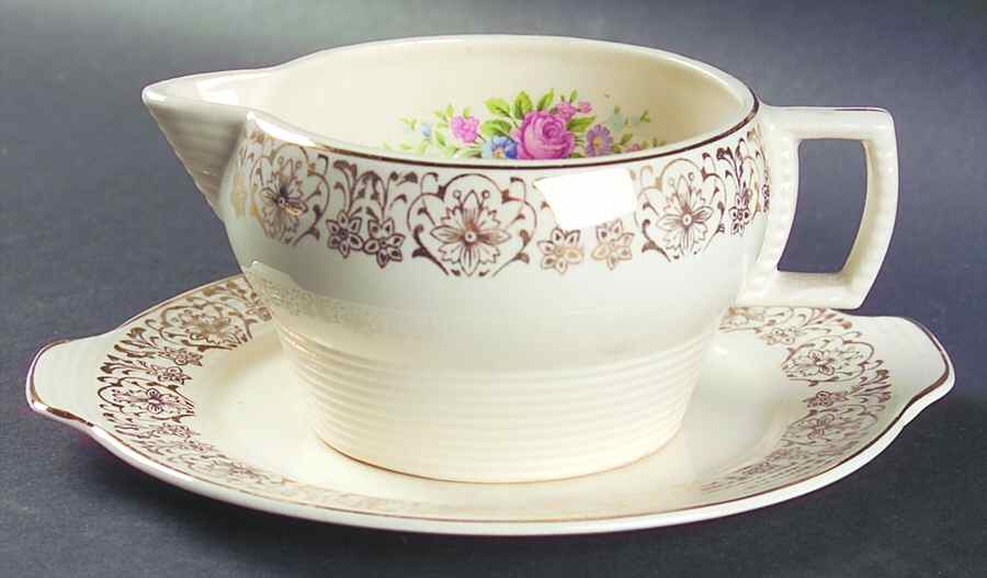 Rosalie Gravy Boat & Underplate/Relish by Triumph-1
