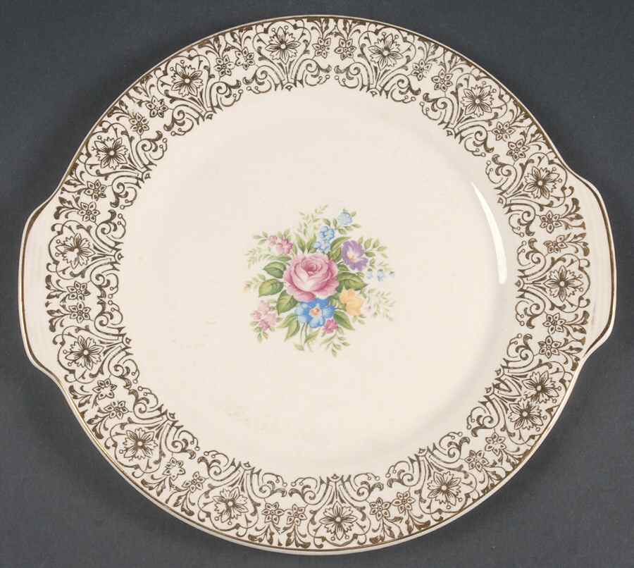 Rosalie Handled Cake Plate by Triumph-1