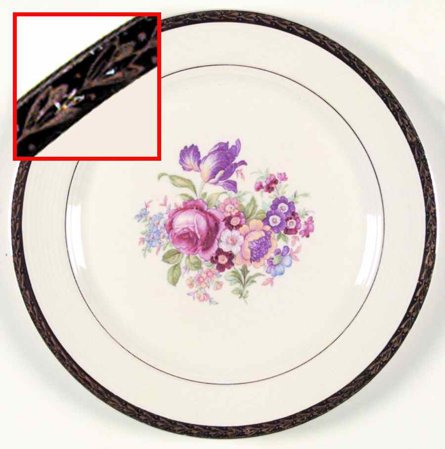 Shanlin Rose (#1T422-30) Dinner Plate by Triumph-1