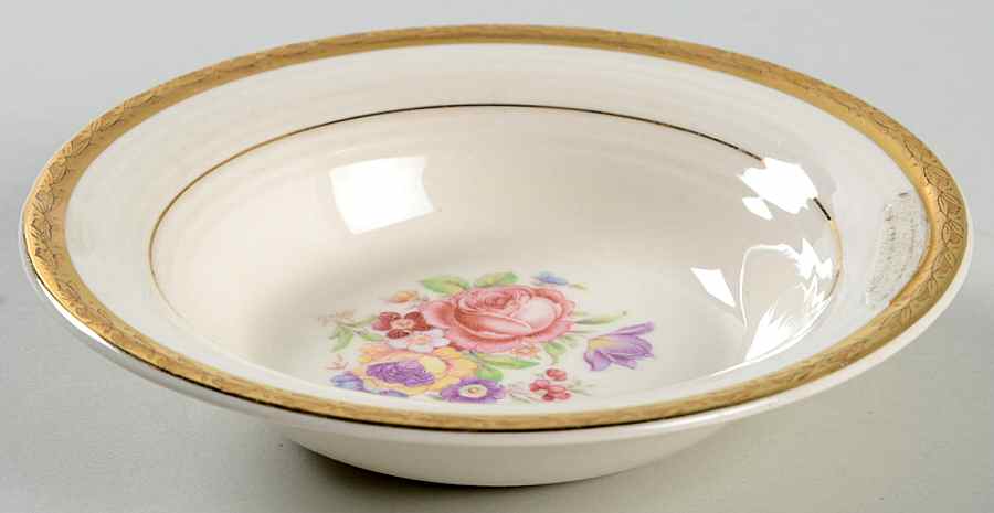 Shanlin Rose (#1T422-30) Rim Fruit/Dessert (Sauce) Bowl by Triumph-1