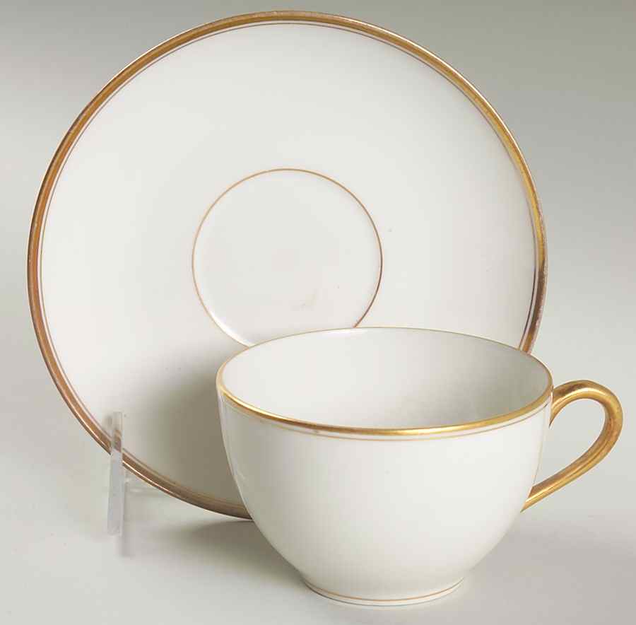 5649 Flat Cup & Saucer Set by Tressemanes & Vogt-1