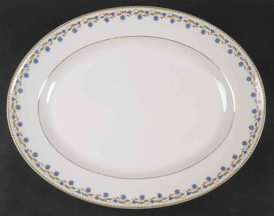 5865-5855 15" Oval Serving Platter by Tressemanes & Vogt-1