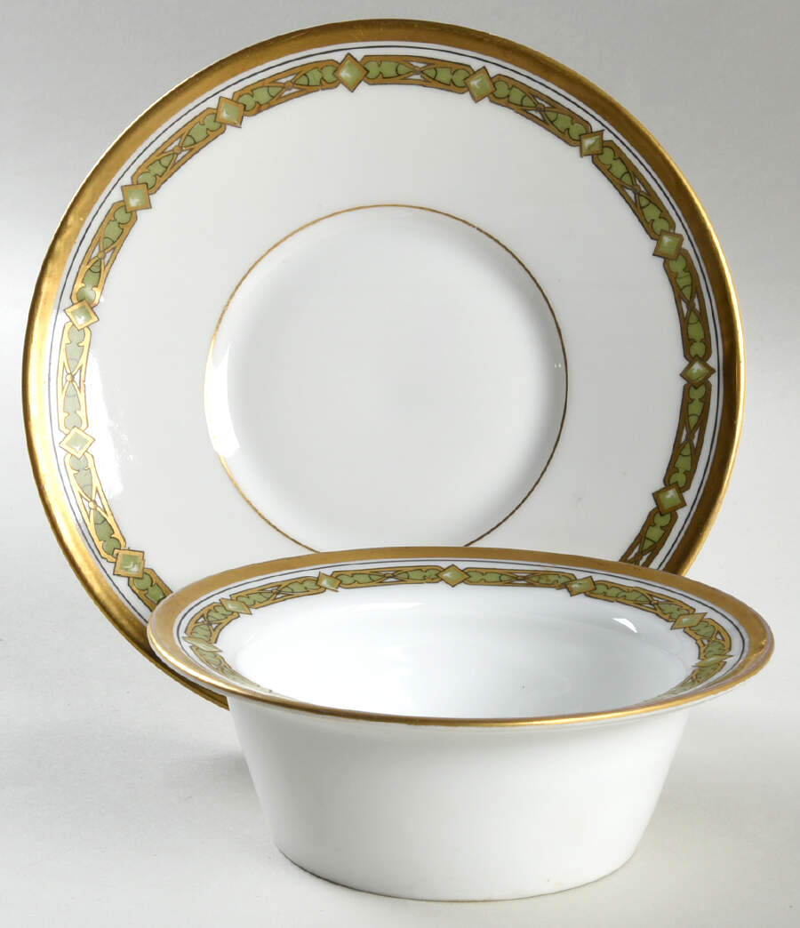 6377 Ramekin & Saucer Set by Tressemanes & Vogt-1