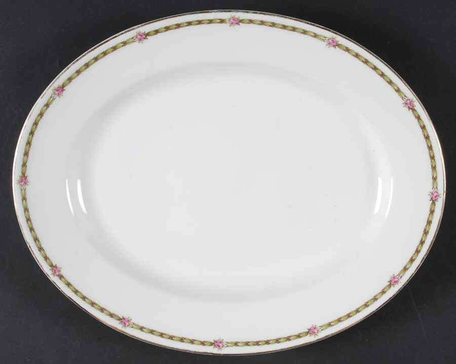 6439-6836 11" Oval Serving Platter by Tressemanes & Vogt-1