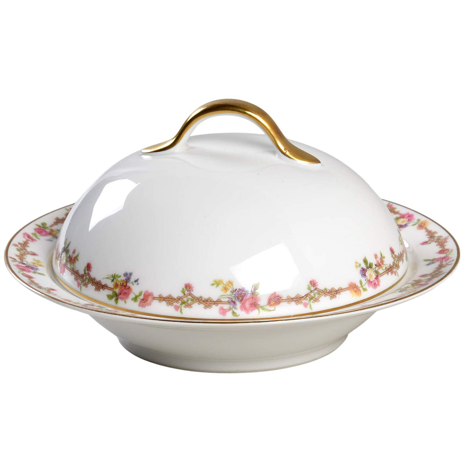 6639 Round Covered Butter by Tressemanes & Vogt-1